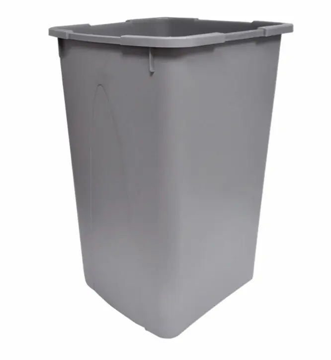 Bote Para Basura Grande De 80 Litros Sablón Gris (8484GR)