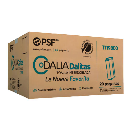 Toalla Interdoblada Dalitas (Ti19800) 20 Paquetes Psf Pro