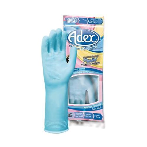 Guantes Adex azul pastel Talla 8