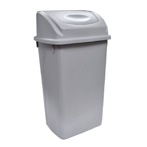 Bote Para Basura Con Balancín Frontal De 80 Lt Sablón Gris